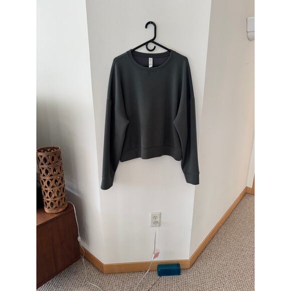 ✨Spanx AirEssentials Sweatshirt | 1XL | Olive Green - Picture 4 of 6